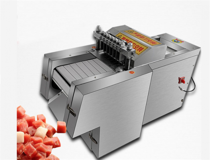 Máquina congelada de la elaboración de la carne de la cortadora de dados de la carne del cortador del cubo del pollo