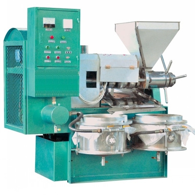 Máquina semi automática de la prensa de aceite de semilla de girasol del cacahuete del cañamón del expulsor del tornillo para la pequeña empresa