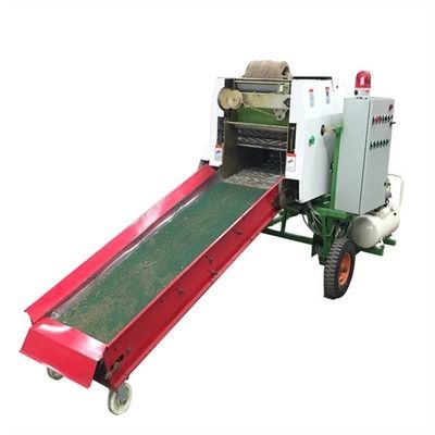 artículo de las envolturas de la bala del cuadrado de los 2.1*2.88*2.8m Hay Bundling Machine 5.5kw
