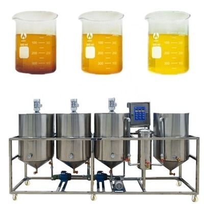 Máquina automática de la refinería de petróleo de la máquina 380V de la prensa de aceite de los cacahuetes pequeña