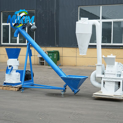 Línea de producción de combustible para pellets de paja de biomasa totalmente automática y eficiente