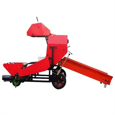 Round silage hay grass baler wrapping machine animal feed baler film packing machine