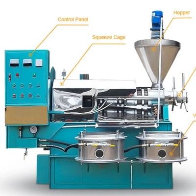Máquina automática de la prensa de aceite del tornillo de la eficacia alta pequeña 125 kilogramos