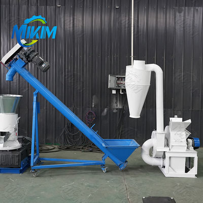 Línea de producción de pellets de alfalfa de nueva biomasa totalmente automática