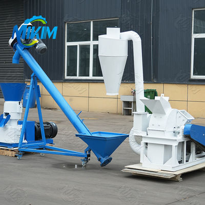 Línea de producción de pellets de combustible de biomasa