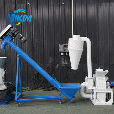 Línea de producción de pellets de combustible de biomasa