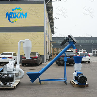 Línea de producción de pellets de combustible de paja