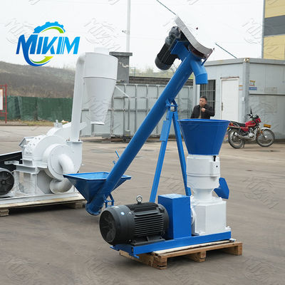 Línea de producción de combustible para pellets de paja de biomasa totalmente automática y eficiente