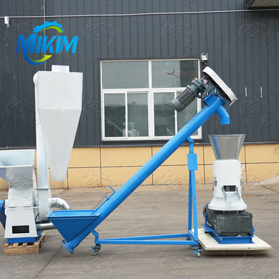 Línea de producción automática de pellets de combustible de paja agrícola