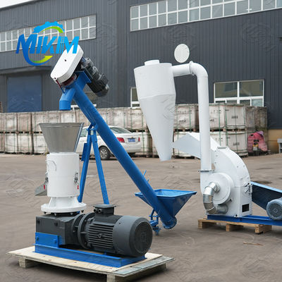 Línea de producción automática de pellets de combustible de paja agrícola