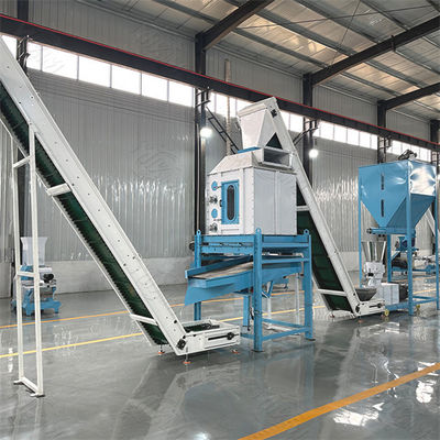 Línea de producción de pellets para aves de corral, ganado, ovejas y pollos de diez toneladas por hora