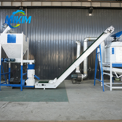 Línea de producción totalmente automática de pellets para piensos de pollo de alta calidad, ahorrando mano de obra y eficiencia