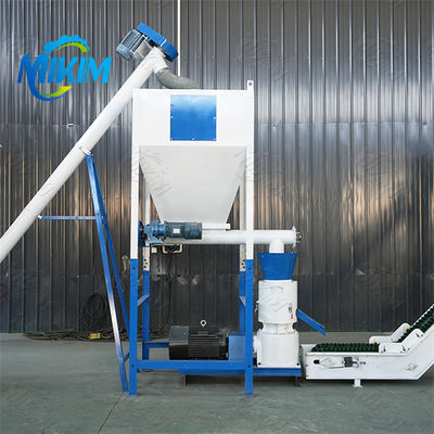 Línea de producción totalmente automática de pellets para piensos de pollo de alta calidad, ahorrando mano de obra y eficiencia