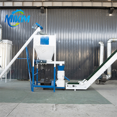 Línea de producción de pellets de pienso con gran capacidad de producción y alta eficiencia para satisfacer las necesidades de la producción a gran escala