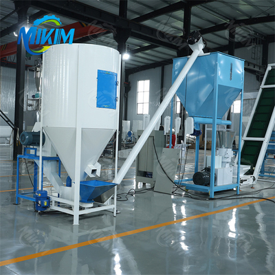 Para criaderos y fábricas de piensos, este es un nuevo tipo de línea de producción de pellets de pienso totalmente automática con bajo costo, alta rentabilidad y operación simple.