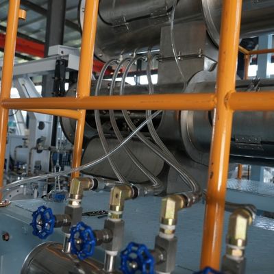 cadena de producción flotante de la alimentación de los pescados de las aves de corral de los 22*2*4m 0,5 a 6Ton/H