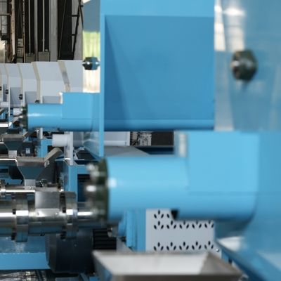 Máquina flotante del granulador de la alimentación de la máquina de la comida de pescados de las aves de corral autos del control 380V pequeña