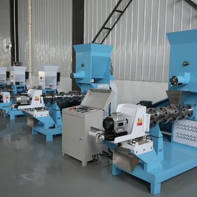 Floating Fish Feed Pellet Extruder Mill Animal Feed Granule Making Machine Small Electric Floating Fish Feed Extruder Machine