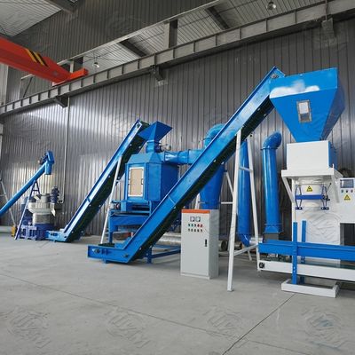 Máquina conducida PTO de la pelotilla de la biomasa del polvo inútil de madera y del carbón