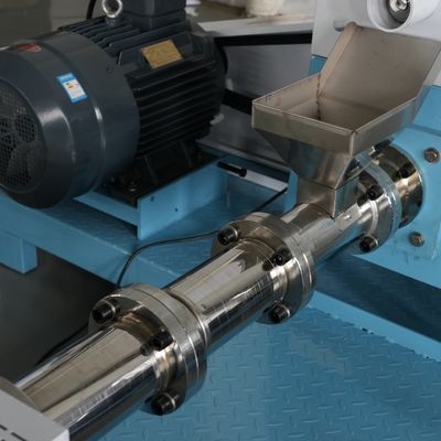 cadena de producción flotante de máquina de la pelotilla de la alimentación de los pescados del ODM de 400kg/H solo tornillo de 90m m