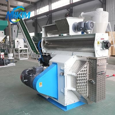 Máquina flotante de pellets de alimentación de peces para la fabricación de alimentos de camarones de bagre de animales de granja