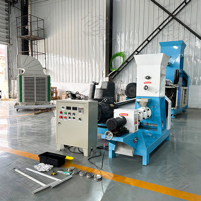 Fully Automatic Dog Pellet Food Processing Line PLC Controlled Extruder Making Machine for Fish