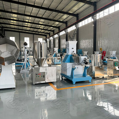 Full Plant Cat and Dog Food Pellet Making Machine for Fish with PLC Core Components Dog Food Production Extruder Line