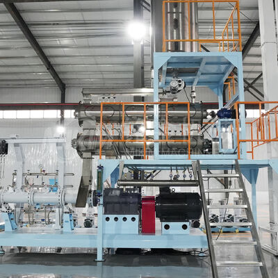 Hot Selling wet Type Floating fish feed extruder machine Twin screw sinking fish feed making machine Pet Food Floating Fish Pellet Making Machine Processing Line