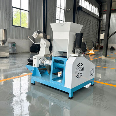 Precio al por mayor, máquina de procesamiento de pellets de alimentación para peces de un solo tornillo, barata, para el hogar, 5,5 kw, tipo seco, máquina de pellets para comida para perros a la venta