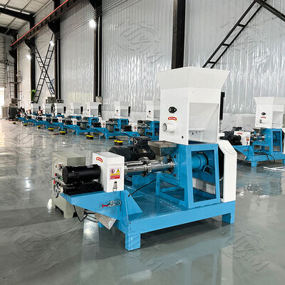 Línea de procesamiento de la máquina extrusora de alimentos para perros caseros Fabricación de la máquina extrusora de pellets de alimento para peces pequeños flotantes Extrusoras de alimentos para mascotas usadas en venta