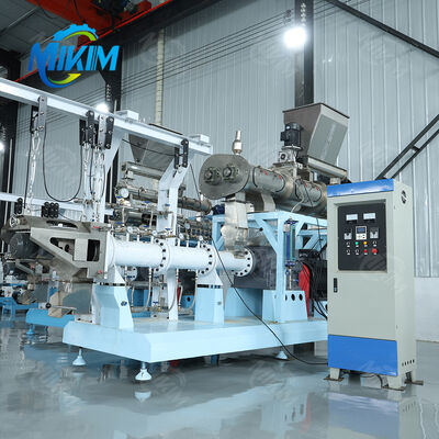New Condition Automatic Twin-Screw Sinking Fish Feed Extruder  Pet Food Pellet Making Machine Cat Dog Feed Extruder Machine Price
