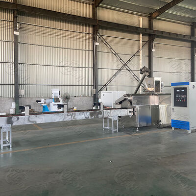Twin Screw Extruder with 100-1000kg/h Capacity for Pet Feed Production Line in Stainless Steel Food Grade and Fully Automatic Control System