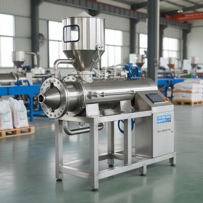 Máquina de extrusión flotante de alimento para peces de acero inoxidable con capacidad de 100-2000 kg/h y fácil operación