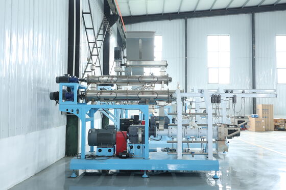 DGP85 Wet Type dog food extruder machine Wet-type Twin screw floating fish feed pellet extruder machine for Farm Use