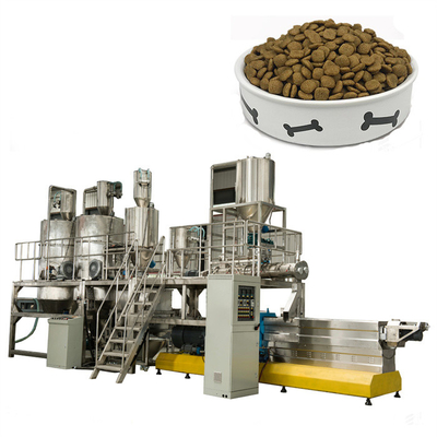 cadena de producción de la alimentación del animal doméstico del 1.5*1.1*1.2m fábrica de los pescados de la pelotilla 5.5KW
