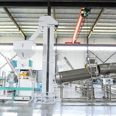 Línea de producción automática para alimentación extruida de mascotas de gatos y perros secos