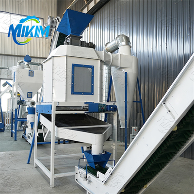 Línea de producción de pellets de alimento para granjas totalmente automática para mejorar la eficiencia de la cría