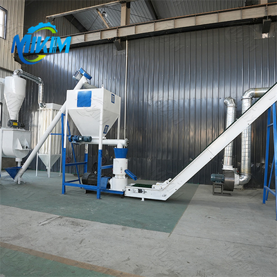 Línea de producción automática de piensos para aves de corral