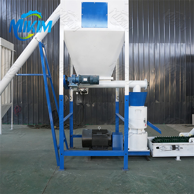 Línea de producción totalmente automática de piensos para aves de corral con ahorro energético y reducción de emisiones para granjas grandes, medianas y pequeñas.