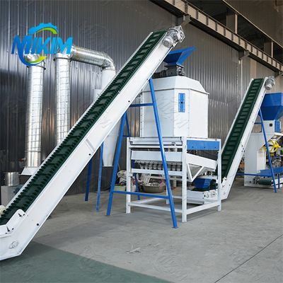 Equipo duradero de la línea de producción de pellets para piensos para aves de corral, eficiente y estable, adecuado para pollos, patos y ovejas.