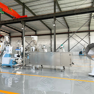 Extrusora de un solo tornillo automática para alimentación de camarones, alimento seco y húmedo para mascotas