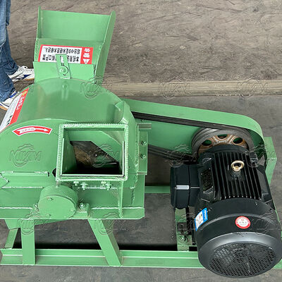 Increíble poderoso enorme 450 kg de peso pino rama de árbol de madera de coco casquillo trituradora máquina pantalla de madera triturador de serrín