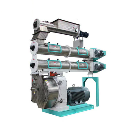 Pelotilla automática de 500KG/H que hace el molino de la pelotilla del forraje del control del PLC de la máquina