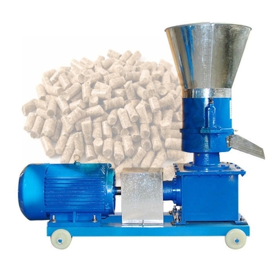 la madera del serrín 4kw granula el metal 120kg/H Straw Pellet Making Machine de la aleación de la máquina