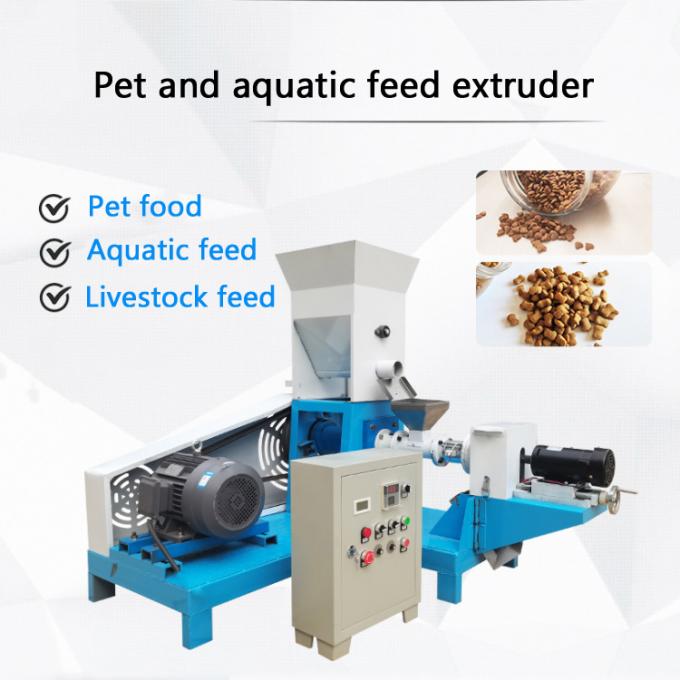 mezclador del pienso 250kg produciendo la cadena de producción flotante de la alimentación del animal doméstico de la máquina del extrusor de la pelotilla de la alimentación de los pescados