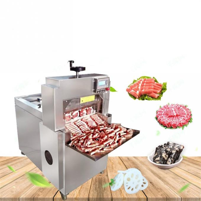 La rebanada del cordero del cortador de la carne fresca trabaja a máquina la máquina de la elaboración de la carne de la cortadora de la carne
