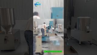 Prueba de fábrica de extrusora de alimentos para mascotas | Producción triangular de alimentos para perros#petfoodextruder#dogfoodextruder